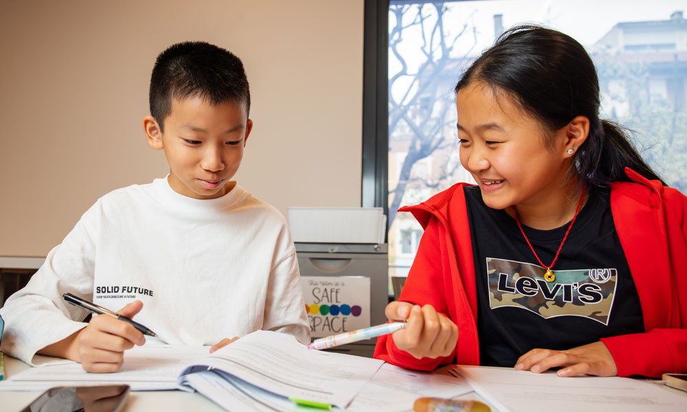 Core Curriculum at AOSR elementary school.