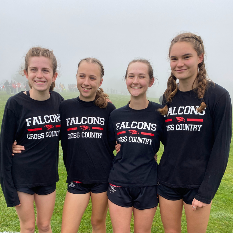 AOSR Varsity Girls Cross Country Team 2025